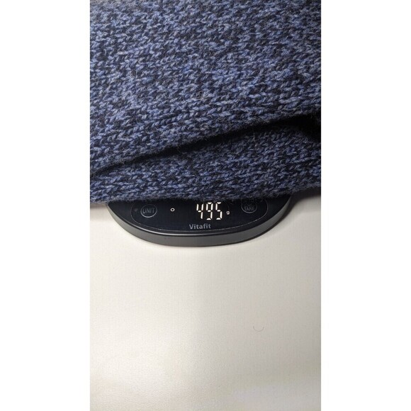 L.L.Bean  Wool Knit Sweater Blue Crewneck Made in USA XL - Picture 7 of 7